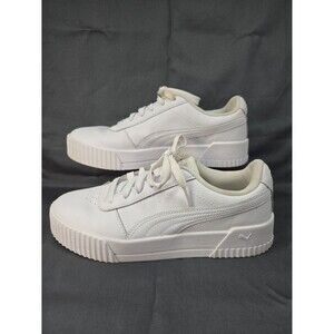 Puma Carina 2.0 Casual White Sneaker Women's Size 8.5 Lace-up